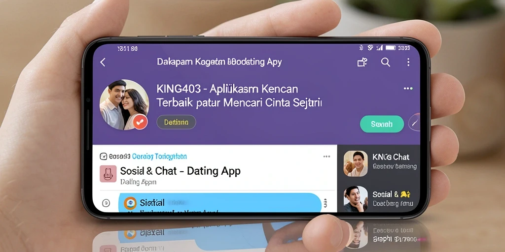 Tampilan antarmuka KING403 yang modern dan intuitif.