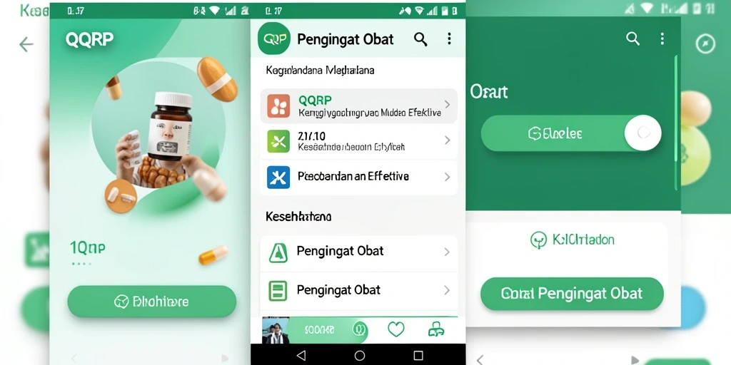 Antarmuka aplikasi QQRP yang sederhana dan mudah digunakan.