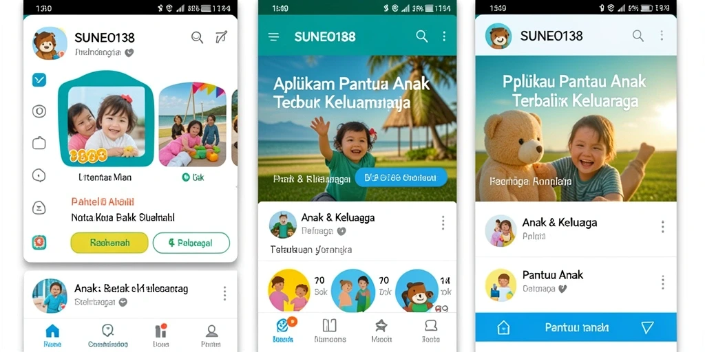 Antarmuka aplikasi SUNEO138 yang intuitif dan mudah dipahami.