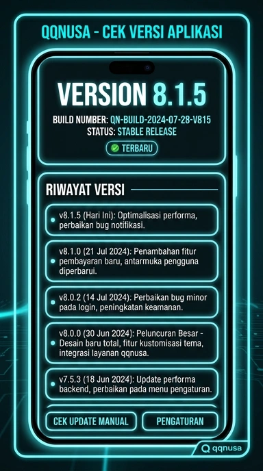 Riwayat Versi qqnusa untuk Pengguna Android